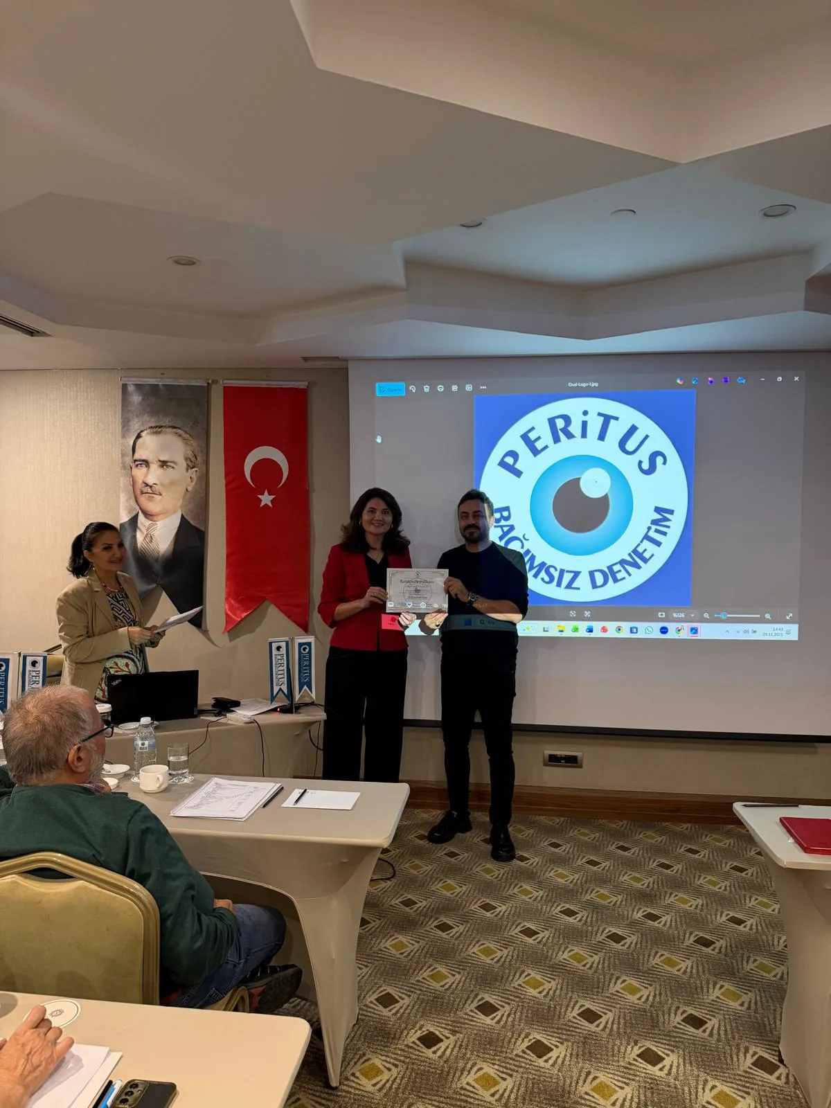 Peritus Akademi eğitim programından bir kare