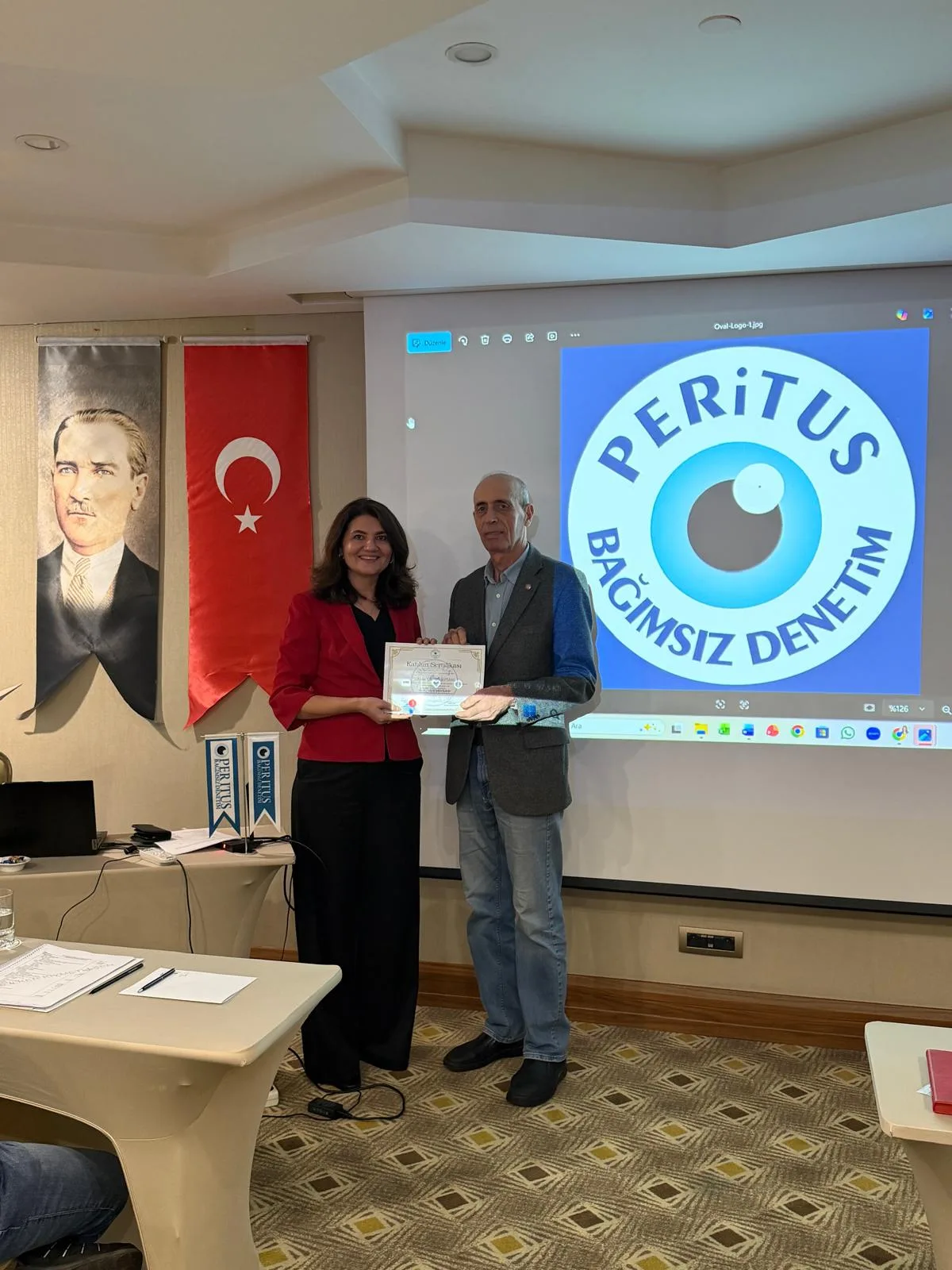 Peritus Akademi eğitim programından bir kare